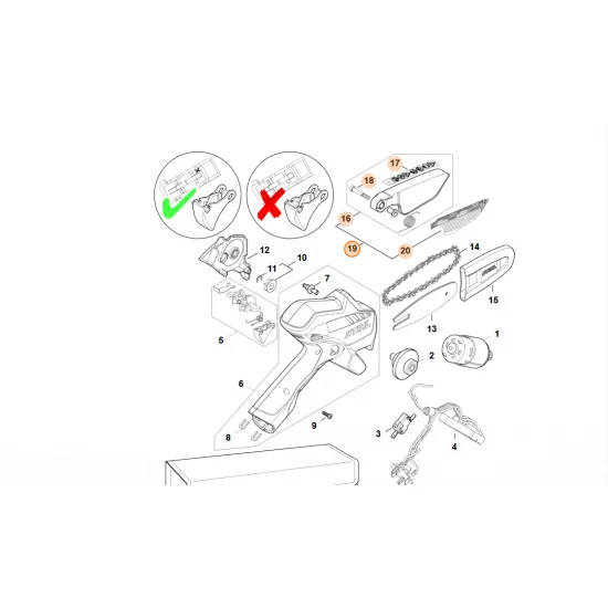 STIHL  Pokrywa ochronna CA GA01 710 7022